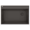 Franke Maris Dual Mount 33-In X 22-In Fragranite Single Bowl Kitchen Sink In Slate Grey