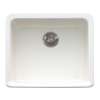 Franke Manor House 19.5-In. X 16.0-In. White Apron Front Single Bowl Fireclay Kitchen Sink - Mhk110-20Wh