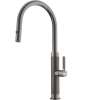 Franke Mythos Masterpiece 18.3-Inch Single Handle Pull-Down Kitchen Faucet In Anthracite