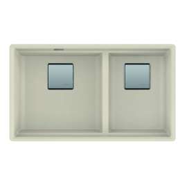 Franke Peak 32.0-In. X 18.8-In. Fragranite Undermount Double Bowl Kitchen Sink