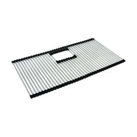 Franke 25.8-In. X 13.8-In. Stainless Steel Bottom Roller Mat For Peak Pkg11031 Sinks