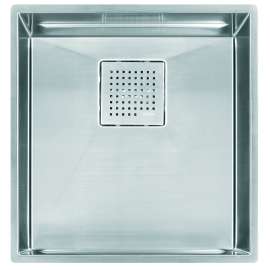 Franke Peak 17-In. X 18-In. 16 Gauge Stainless Steel Undermount Single Bowl Kitchen Sink - Pkx11016