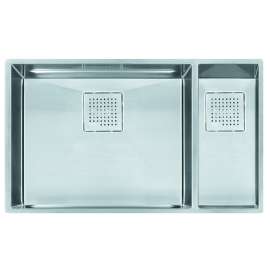 Franke Peak 31-In. X 18-In. 16 Gauge Stainless Steel Undermount Double Bowl Kitchen Sink - Pkx160