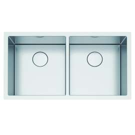 Franke Professional 2.0 35.5-In.. X 19.5-In. 16 Gauge Stainless Steel Undermount Double Bowl Kitchen Sink - Ps2X120-16-16