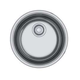 Franke Rotondo 17.0-In. X 7.0-In. 20 Gauge Stainless Steel Dual Mount Single Bowl Kitchen Sink
