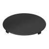 Franke Round Colorline Drain Cover In Matte Black