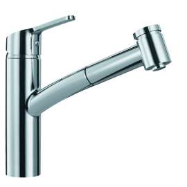 Franke Smart Single Handle Pull-Out Kitchen Faucet, Sma-Po-Chr