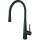 Franke Steel 17.5-Inch Single Handle Pull-Down Kitchen Faucet In Industrial Black, Stl-Pd-Ibk