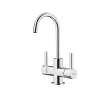 Franke 8.75-In Double Handle Hot And Cold Water Filtration Faucet In Polished Chrome, Unj-Hc-Chr