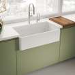 Franke Ceranova 36‑In. Fireclay Ceramic Farmhouse Apron Front Single Bowl Kitchen Sink In Glossy White