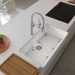 Franke Ceranova 36‑In. Fireclay Ceramic Farmhouse Apron Front Single Bowl Kitchen Sink In Glossy White