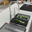 Franke Cube 31.5-In. 18 Gauge Stainless Steel Undermount Single Bowl Workcenter Kitchen Sink