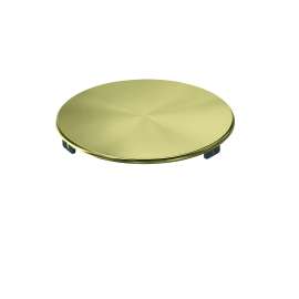 Franke Round Drain Cover In Gold