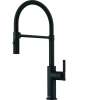 Franke Maris Stripes 19-Inch Single Handle Pull-Down Spray Faucet In Matte Black