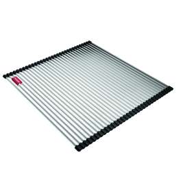 Franke 18.6-In X 20-In Universal Stainless Steel Roller Mat With Flat Bars