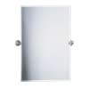 Rectangular Mirror in Polished Nickel