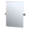 Rectangular Mirror in Satin Nickel