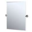Rectangular Mirror in Satin Nickel