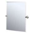 Tiara 4339S Rectangular Mirror in Satin Nickel