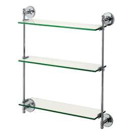 3 Tier Vanity Shelf in Chrome