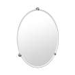 Oldenburg 1565 Large Oval Mirror in Chrome