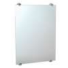 Minimalist Hanging Wall Mirror in Satin Nickel