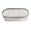 10 Inch Oval Shower Basket in Satin Nickel