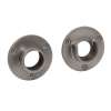 Pair of Wall Flanges for Shower Bar in Satin Nickel
