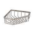 Corner Shower Basket in Satin Nickel