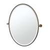 Tavern 4029F Wall Mounted Framed Oval Mirror in Satin Nickel