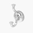 Double Robe Hook in Polished Nickel