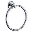 Latitude 2 4242 Wall Mounted Towel Ring in Chrome