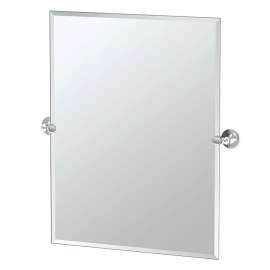 27-1/2inW X 31-1/2inH Wall-Mounted Frameless Rectangular Mirror
