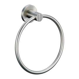 Channel 4692 Wall Mounted Towel Ring in Satin Nickel
