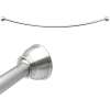 Adjustable Curved Shower Rod in Satin Nickel