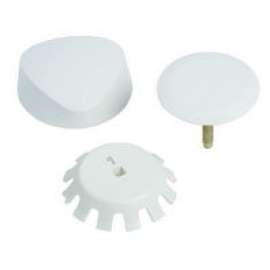 Trim Kit with Traditional Plastic Handle in White