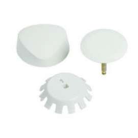 Trim Kit with Traditional Plastic Handle in Biscuit