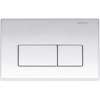 Dual-Flush Actuator Plate from the Kappa 50 Series in Alpine White