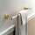 12 Inch Towel Bar in Polished Brass