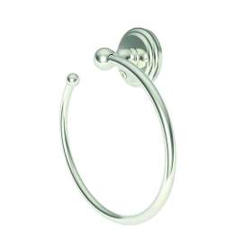 7in Wall Mounted Towel Ring in Polished Nickel