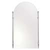 26.4in Arched Mirror in Polished Brass