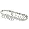 11in Round Shower Basket in Polished Nickel