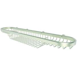 18in Round Shower Basket in Polished Nickel