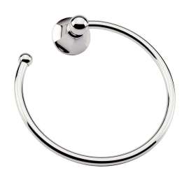 7.1in Towel Ring in Polished Nickel