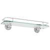 18in Glass Shelf in Polished Nickel