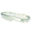 11in Round Shower Basket in Satin Nickel