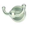 Chelsea 1111/SN Double Hook Robe Hook in Satin Nickel