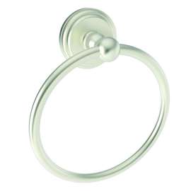 Towel Ring in Satin Nickel