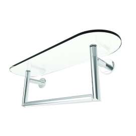 Sine 18-In Shelf Towel Bar