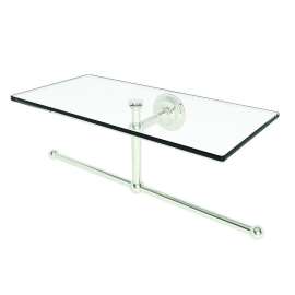 12in Tray with Bar in Polished Nickel